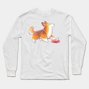 The watercolor dog Long Sleeve T-Shirt